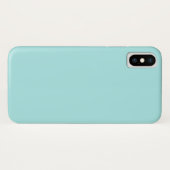 Coques Case-Mate iPhone Boîtier iPhone X Turquoise Clair (Dos (Horizontal))