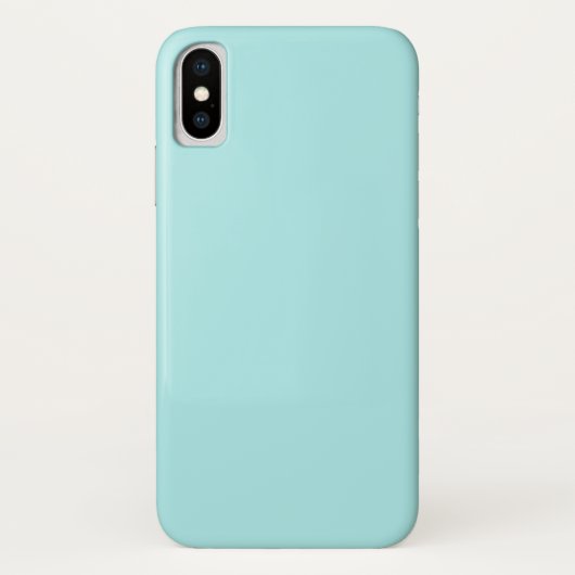Coques Case-Mate iPhone Boîtier iPhone X Turquoise Clair (Dos)
