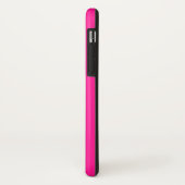 Coques Case-Mate iPhone Boîtier iPhone XS Fluorescent Rose Tough (Dos/Gauche)
