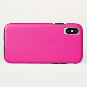 Coques Case-Mate iPhone Boîtier iPhone XS Fluorescent Rose Tough (Dos (Horizontal))