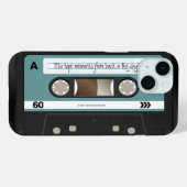 Coques Case-Mate iPhone Boîtier iPod pour cassette rétro 80s personnalisée (Verso (horizontal))