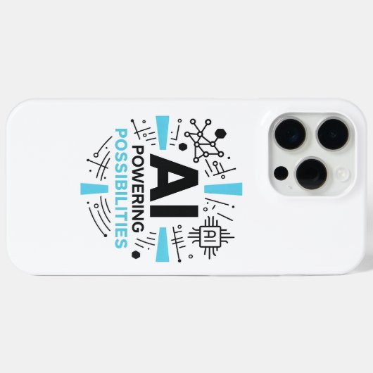 Coques Case-Mate iPhone Boîtier Possibilités Propulsées par l'IA | Tech du (Verso (horizontal))