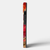 Coques Case-Mate iPhone Boîtier pour iPhone 13 en marbre rouge et rose or (Verso / Gauche)