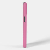 Coques Case-Mate iPhone Boîtier rose à monogramme minimal pour iPhone 15 (Verso / Droite)