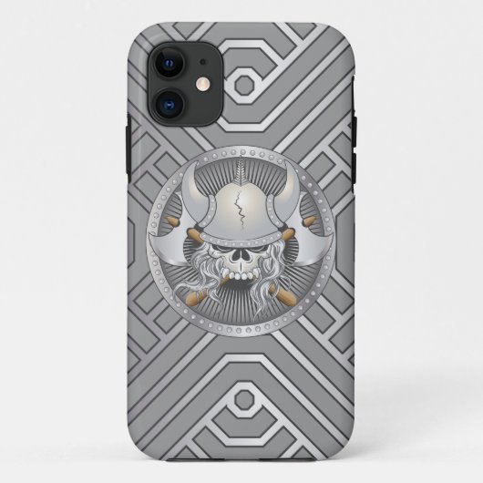 Coques Case-Mate iPhone Boîtier tactile Viking Warrior Skull Coque-Mate iP (Dos)
