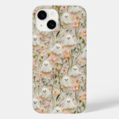 Coques Case-Mate iPhone Boîtier téléphonique 3D Floral Little Ghost (Verso)