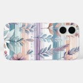 Coques Case-Mate iPhone Boîtier téléphonique à aquarelle florale (Verso (horizontal))