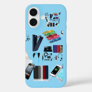 Coques iPhone 16 Boîtier téléphonique Abstrait minimal esthétique -