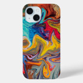 Coques Case-Mate iPhone Boîtier téléphonique Abstrait Swirl psychédélique (Verso)