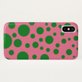 Coques Case-Mate iPhone Boîtier téléphonique avec cercles verts sur un arr (Dos (Horizontal))