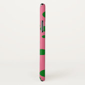 Coques Case-Mate iPhone Boîtier téléphonique avec cercles verts sur un arr (Dos/Droite)