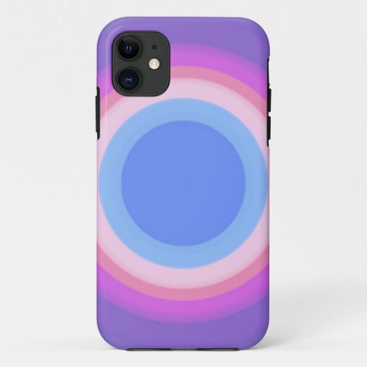 Coques Case-Mate iPhone Boîtier téléphonique avec Pastel Bull's Eye Design (Dos)