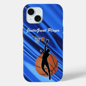 Coques Case-Mate iPhone Boîtier téléphonique avec thème Basketball (Verso)