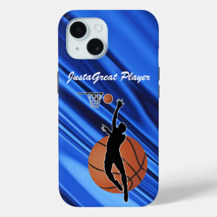 Coque Pour iPhone 15 Boîtier téléphonique avec thème Basketball