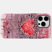 Coques Case-Mate iPhone Boîtier téléphonique avec une photo d'un coeur (Verso (horizontal))
