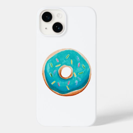 Coques Case-Mate iPhone Boîtier téléphonique blanc Donut (Verso)
