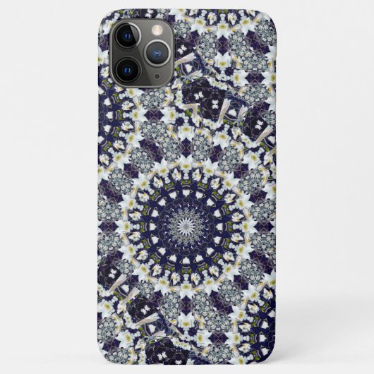 Coques Case-Mate iPhone Boîtier téléphonique bleu Floral Mandala Casemate (Dos)