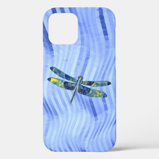 Coques Case-Mate iPhone Boîtier téléphonique Blue Dragonfly Pretty Art (Verso)