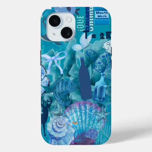 Coques Case-Mate iPhone Boîtier téléphonique Blue Ocean Collage (Verso)