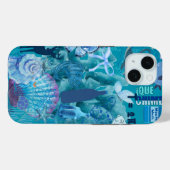 Coques Case-Mate iPhone Boîtier téléphonique Blue Ocean Collage (Verso (horizontal))