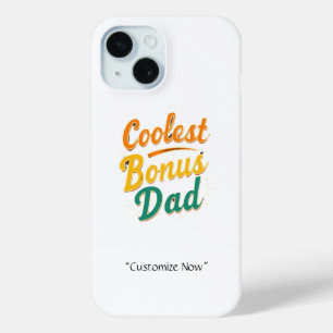 Coque Pour iPhone 15 Boîtier téléphonique Bonus Papa le plus frais - Co