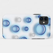 Coques Case-Mate iPhone Boîtier téléphonique - Bulles bleues (Dos (Horizontal))