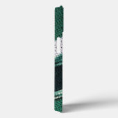 Coques Case-Mate iPhone Boîtier téléphonique - Chevron croisé en vert (Verso / Droite)