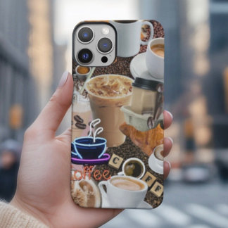 Coque Pour iPhone 14 Boîtier téléphonique Collage de café