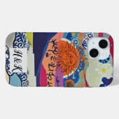 Coques Case-Mate iPhone Boîtier téléphonique Collage de coucher de soleil  (Verso (horizontal))