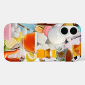 Coques Case-Mate iPhone Boîtier téléphonique Collage de thé esthétique (Verso (horizontal))