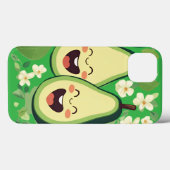 Coques Case-Mate iPhone Boîtier téléphonique couple Avocado | Funny Kawaii (Verso (horizontal))