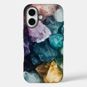 Coques iPhone 16 Boîtier téléphonique Crystal Gemstone