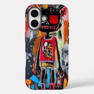 Coques iPhone 16 Boîtier téléphonique d'art crâne urbain