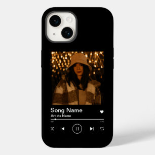 Coque Pour iPhone 14 Boîtier téléphonique de couverture de musique pers