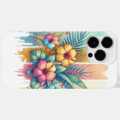 Coques Case-Mate iPhone Boîtier téléphonique de l'artiste aquarelle floral (Verso (horizontal))