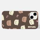 Coques Case-Mate iPhone Boîtier téléphonique de l'ours Cute Kawaii (Verso (horizontal))