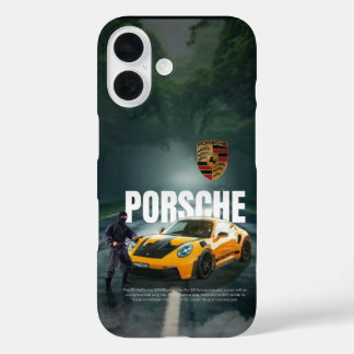 Coques iPhone 16 Boîtier téléphonique de luxe Porsche - Sport éléga