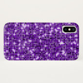 Coques Case-Mate iPhone Boîtier téléphonique de séquences violettes (Dos (Horizontal))
