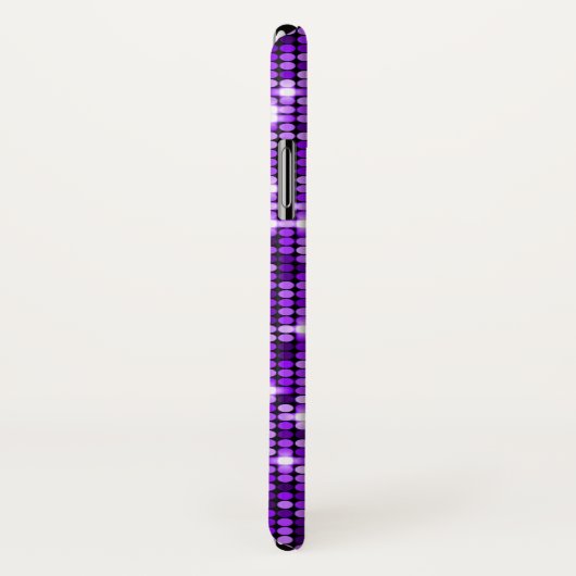 Coques Case-Mate iPhone Boîtier téléphonique de séquences violettes (Dos/Droite)