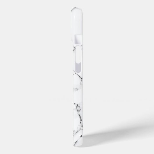 Coques Case-Mate iPhone Boîtier téléphonique de texture de Marbre blanc cl (Verso / Gauche)