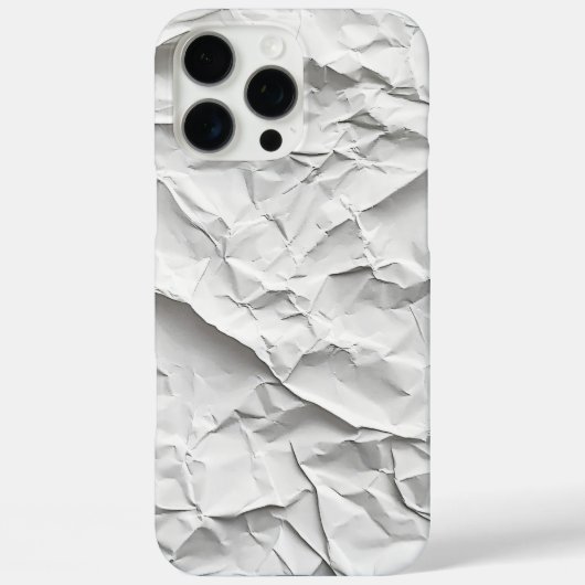 Coques Case-Mate iPhone Boîtier téléphonique de texture papier blanc effon (Verso)