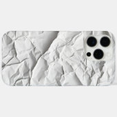 Coques Case-Mate iPhone Boîtier téléphonique de texture papier blanc effon (Verso (horizontal))