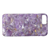 Coques Case-Mate iPhone boîtier téléphonique en cristaux d'améthyste (Dos (Horizontal))