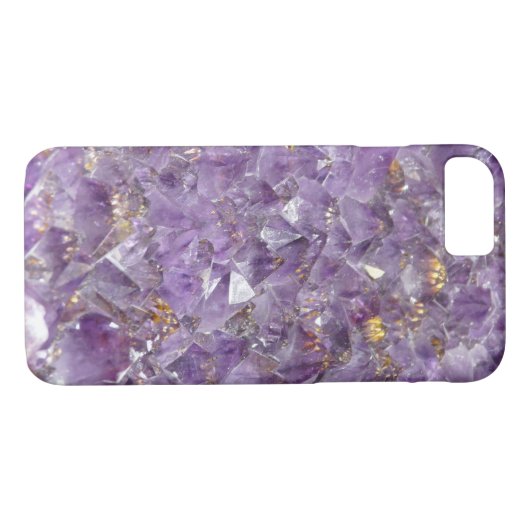 Coques Case-Mate iPhone boîtier téléphonique en cristaux d'améthyste (Dos (Horizontal))