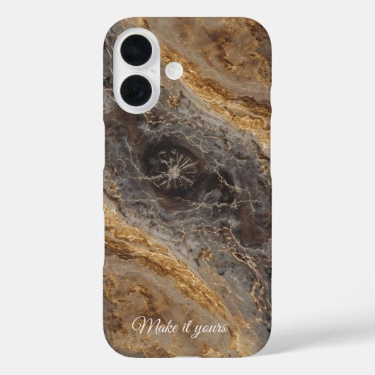 Coques Case-Mate iPhone Boîtier téléphonique en marbre personnalisé - Art  (Verso)