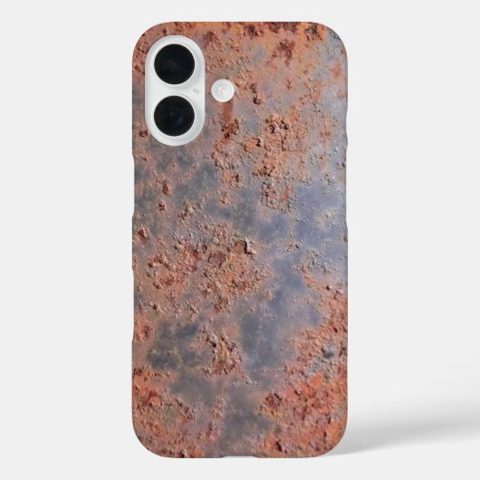 Coques Case-Mate iPhone Boîtier téléphonique en métal rouillé (Verso)