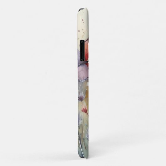 Coques Case-Mate iPhone Boîtier téléphonique exclusif à papillon en fleurs (Dos/Droite)