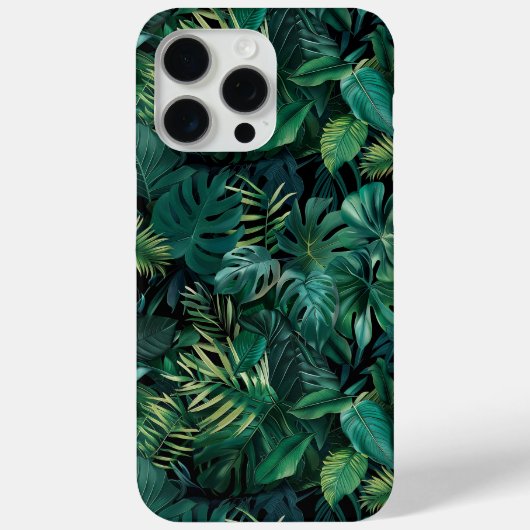 Coques Case-Mate iPhone Boîtier téléphonique Feuille de la forêt tropicale (Verso)