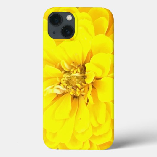 Coques Case-Mate iPhone Boîtier téléphonique Fleur Jaune IPhone 13 (Verso)