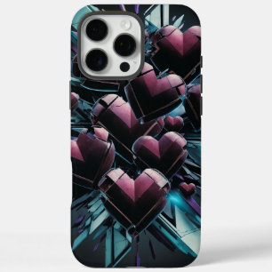 Coques iPhone 16 Pro Max Boîtier téléphonique Futuriste Broken Heart